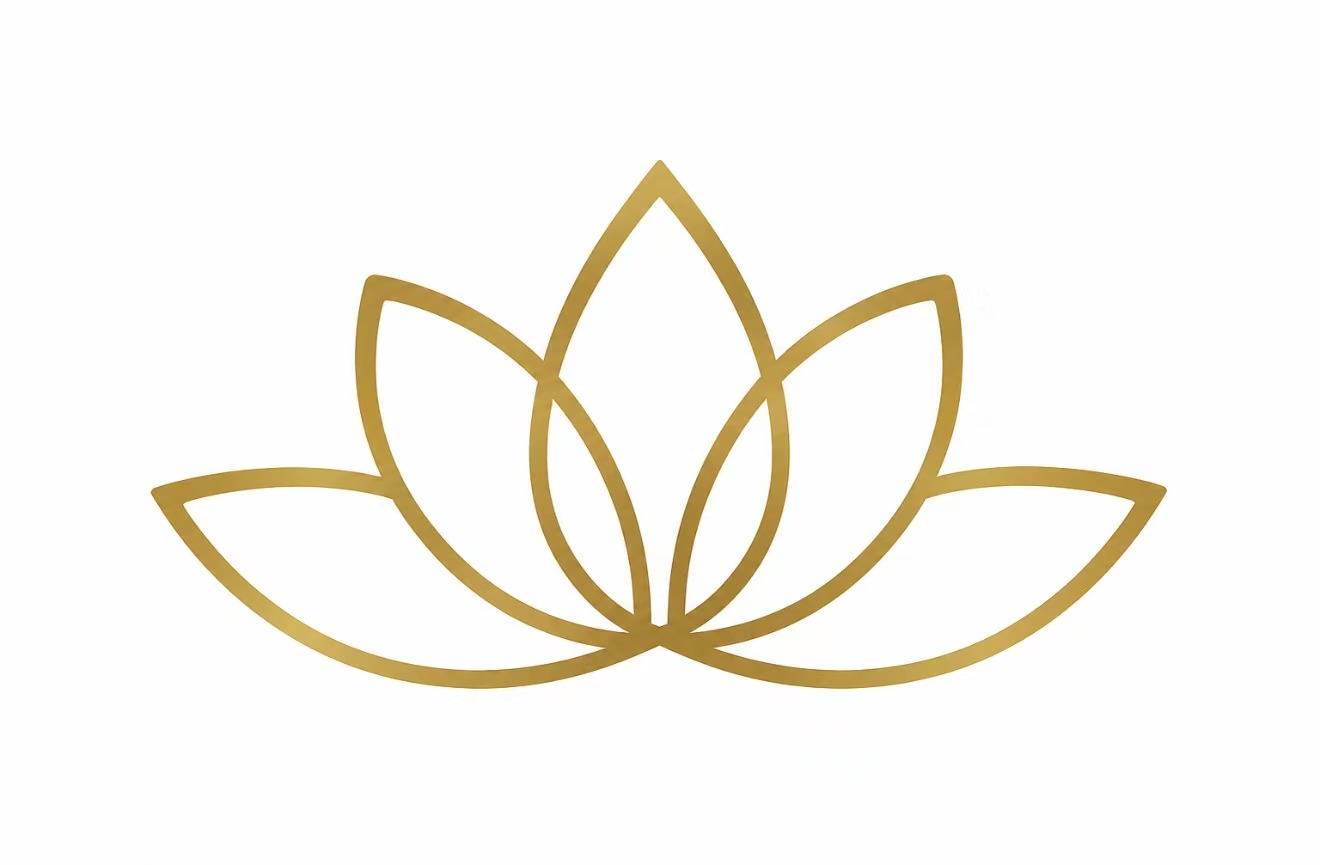 Massage Aces gold lotus logo